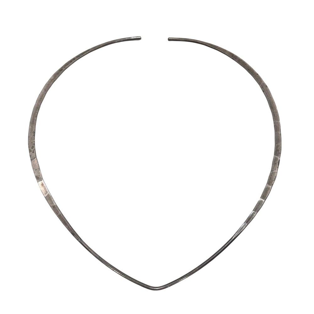 Vintage David-Andersen Norway Sterling Silver 925 Torque Collar Necklace Scandi